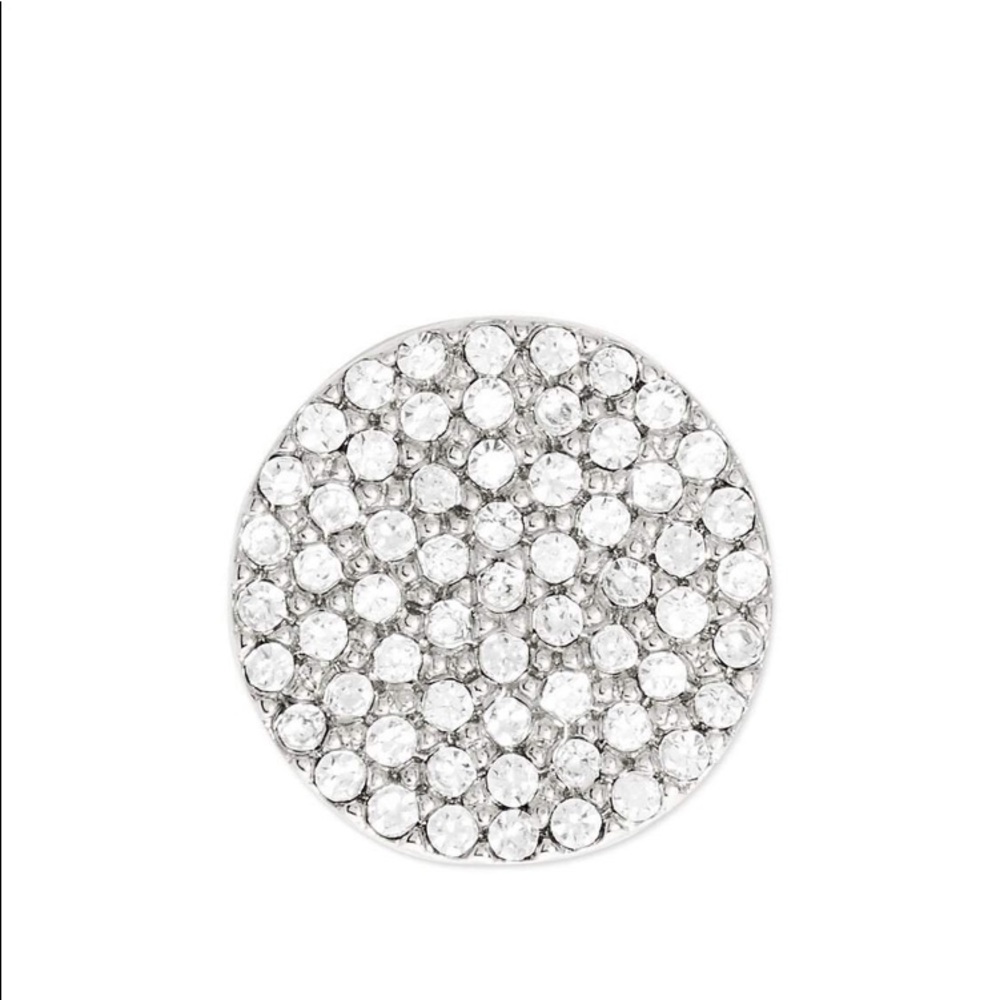 KEEP COLLECTIVE - Silver Sparkling Pave Disc